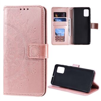 Påtrykt Mandala Flower Wallet Lær Flip Deksel for Samsung Galaxy Note20 / Note20 5G