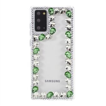 Krystall Rhinestone dekorasjon TPU deksel til Samsung Galaxy Note 20 / Note 20 5G