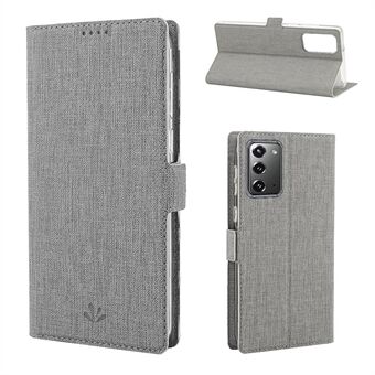 VILI DMK Cross Texture Double Magnetic Clasp Leather Wallet Covering Case for Samsung Galaxy Note 20 / Note 20 5G