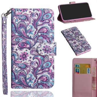 Light Spot Decor Pattern Printing Leather Case for Samsung Galaxy Note 20 / Note 20 5G