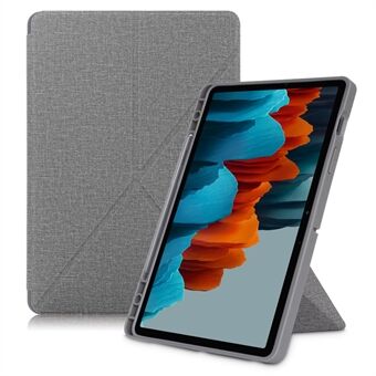 Origami Sterk Magnetisk Lær Smart Etui med Pennespor for Samsung Galaxy Tab S7 T870 T875/Tab S8