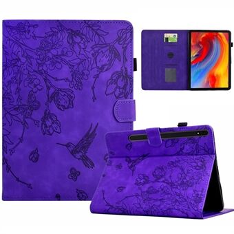 For Samsung Galaxy Tab S8 X700 X706 / Tab S7 T870 T875 Etui Kort Holder Lær Nettbrett Deksel