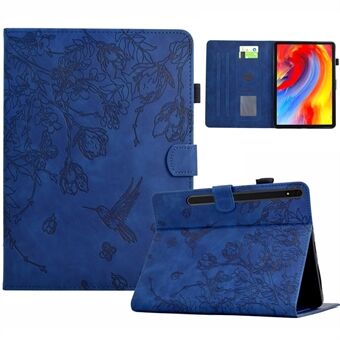 For Samsung Galaxy Tab S8 X700 X706 / Tab S7 T870 T875 Etui Kortholder Lærdeksel til Nettbrett