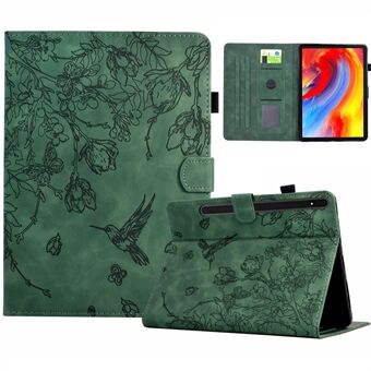 For Samsung Galaxy Tab S8 X700 X706 / Tab S7 T870 T875 Etui Kortlomme Lærdeksel til Nettbrett