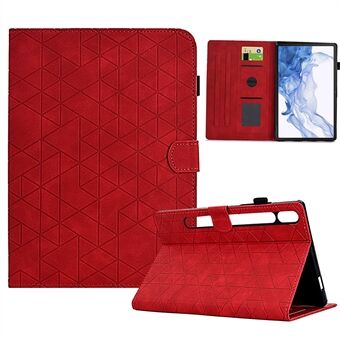 For Samsung Galaxy Tab S8 X700 X706 / Tab S7 T870 T875 Case Pattern Imprintert PU-lær-Tablet Cover.