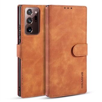 DG.MING Retro Leather Wallet Stand Cover for Samsung Galaxy Note20 Ultra / Note20 Ultra 5G