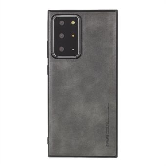 X-LEVEL Vintage stil PU lærbelagt TPU skall deksel til Samsung Galaxy Note20 Ultra / Note20 Ultra 5G