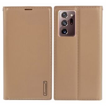 HANMAN Minuo-serien for Samsung Galaxy Note20 Ultra 5G / Note20 Ultra etui i PU-skinn til mobiltelefonen.