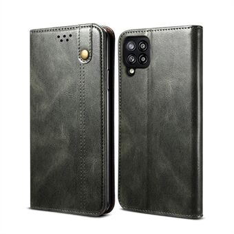 Waxy Crazy Horse Texture TPU + PU-skinndeksel til Samsung Galaxy A42 5G