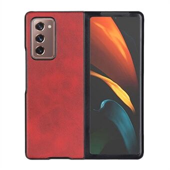 Skinnbelagt hard PC-deksel til Samsung Galaxy Z Fold2 5G