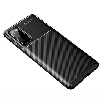 Fallbestandig karbonfiber TPU-deksel til Samsung Galaxy S20 FE 4G/5G/S20 Lite/S20 FE 2022