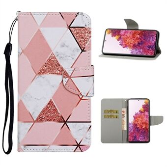 For Samsung Galaxy S20 FE 5G/Fan Edition 5G/S20 FE/Fan Edition/S20 Lite/S20 FE 2022 Mønsterutskrift Flip Leather Wallet Protective Case