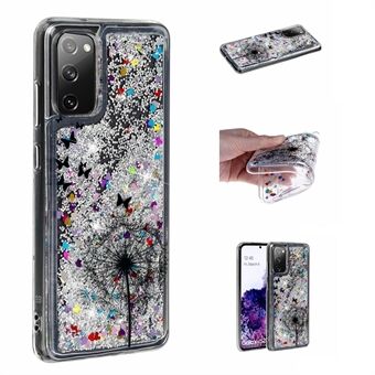 For Samsung Galaxy S20 FE 4G/5G/S20 Lite/S20 FE 2022 Glitter Powder Quicksand-mønstret TPU-deksel