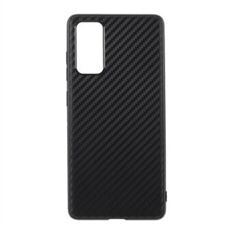 For Samsung Galaxy S20 FE 4G/5G/S20 Lite/S20 FE 2022 Carbon Fiber Texture TPU-deksel