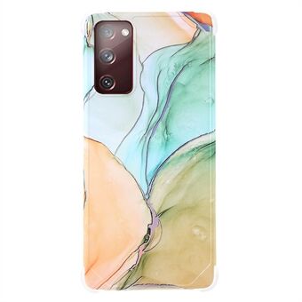 Laser Marble IMD TPU + PC Fallbeskyttelse Mobiltelefondeksel for Samsung Galaxy S20 FE 2022/S20 FE/S20 FE 5G/S20 Lite