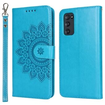 For Samsung Galaxy S20 FE 4G / FE 5G / S20 Lite / S20 FE 2022-etui R61 Teksturert Lommebok PU Lær Telefondeksel