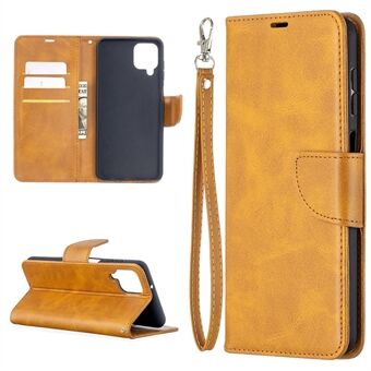 PU Leather Wallet Stilig Smarttelefonveske til Samsung Galaxy A12