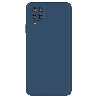 Bakdeksel til mobiltelefon for Samsung Galaxy A12, Edge gummiert TPU-telefondeksel med mikrofiberfôr