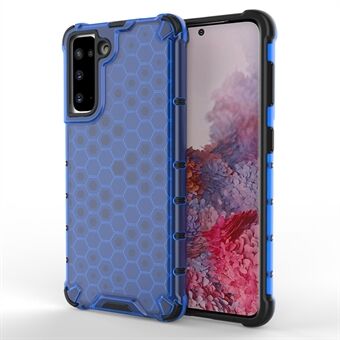 Honeycomb Pattern Støtsikker TPU + PC Combo-deksel til Samsung Galaxy S21 5G