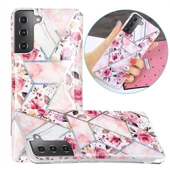 For Samsung Galaxy S21 5G Deksel Marmor Mønster Utskrift IMD Design TPU Deksel