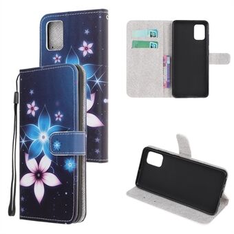 Cross Texture Pattern Printing Lommebok Lærveske for Galaxy A32 5G / M32 5G