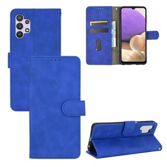 Skin-touch beskyttende lær flip Shell for Samsung Galaxy A32 5G lommebok Stand Cover