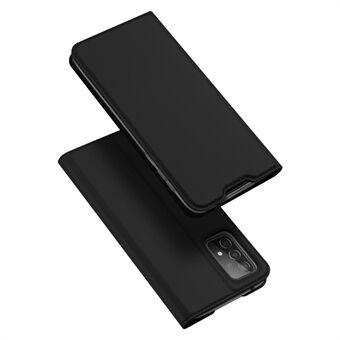 DUX DUCIS Skin Pro Series for Samsung Galaxy A52s/A52 4G/5G / A52s 5G-kortspor Autoabsorbert Stand i lær - svart