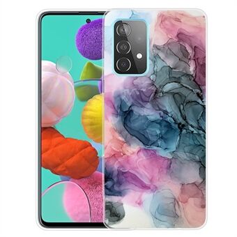 For Samsung Galaxy A52 4G/5G / A52s 5G Marmormønster Design Myk TPU Anti- Scratch Støtsikkert beskyttende telefondeksel