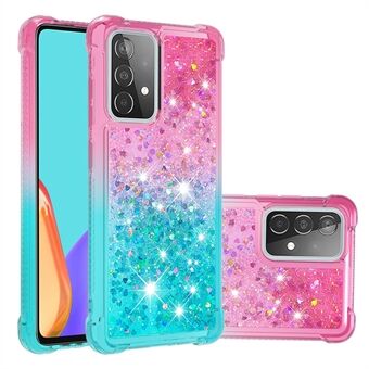 Anti- Scratch Gradient Glitter Quicksand TPU telefondeksel for Samsung Galaxy A52 4G/5G / A52s 5G