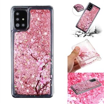 Fasjonabelt mønster + Glitter Powder Quicksand TPU beskyttelsesdeksel for Samsung Galaxy A52 4G/5G / A52s 5G