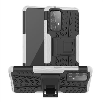 Full beskyttelse PC + TPU Hybrid-deksel med Kickstand Design for Samsung Galaxy A52 4G/5G / A52s 5G