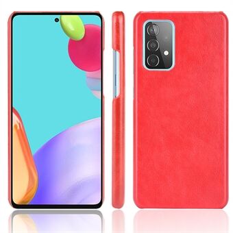 Litchi Texture PU-skinnbelagt PC-mobildeksel for Samsung Galaxy A52 4G/5G / A52s 5G