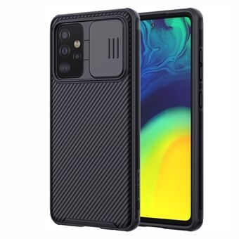 NILLKIN CamShield Pro Hard Shockproof PC Panel + TPU-ramme Støtsikkert deksel med kameradeksel for Samsung Galaxy A52 4G/5G / A52s 5G - Svart