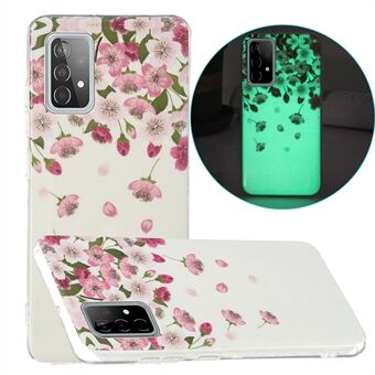 Noctilucent Pattern IMD-utførelse TPU-telefondeksel Luminous Mobile Shell for Samsung Galaxy A52 4G/A52 5G/A52s 5G