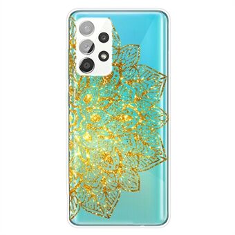 Mandala-mønsterutskrift Ikke-deformerbart TPU-telefondeksel for Samsung Galaxy A52 4G / 5G / A52s 5G