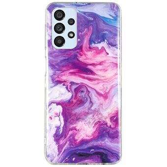 For Samsung Galaxy A52 4G/A52 5G/A52s 5G IMD TPU-telefonbakdeksel Fallsikkert marmormønsterdeksel