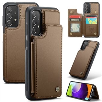 CASEME C22-serien for Samsung Galaxy A52 4G / 5G / A52s 5G, Deksel med Kortholder og Støttefoting for Telefon.