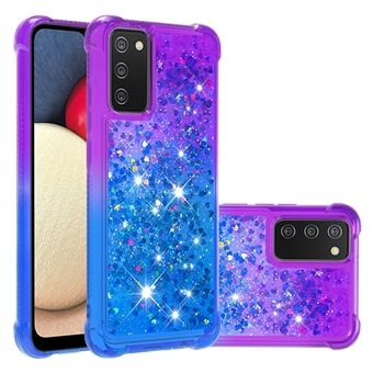 Støtsikker Gradient Quicksand TPU-skall for Samsung Galaxy A02s (EU-versjon) / Galaxy A02s (US-versjon)