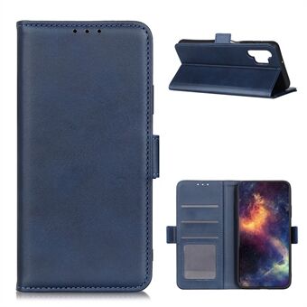 For Samsung Galaxy A32 4G (EU-versjon) Magnetisk lås Design Folio Flip Wallet Lær Stand