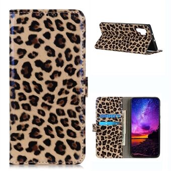 Leopard Texture Leather Wallet Stand veske for Samsung Galaxy A32 4G (EU-versjon)