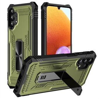 Kickstand-telefondeksel til Samsung Galaxy A32 4G (EU-versjon) Støtsikker TPU + PC-telefondeksel