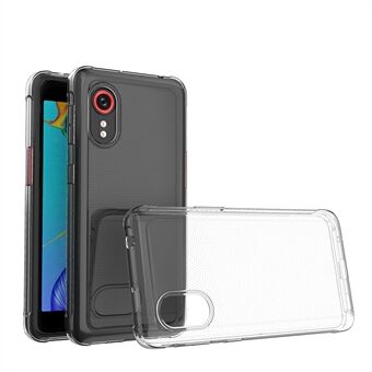 Krystallklart Super Slim TPU-telefonbeskyttelsesdeksel til Samsung Galaxy Xcover 5