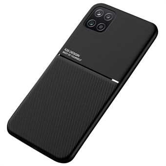 Støtsikkert telefondeksel TPU + PU-skinnbelagt anti-fall beskyttelsesdeksel for Samsung Galaxy A22 5G (EU-versjon)