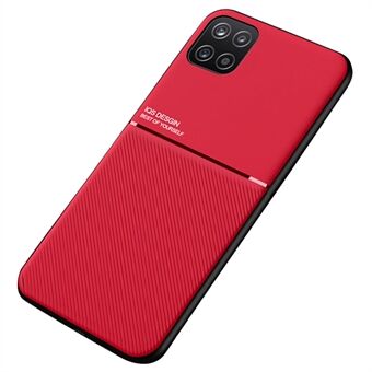 Støtsikkert telefondeksel TPU + PU-skinnbelagt anti-fall beskyttelsesdeksel for Samsung Galaxy A22 5G (EU-versjon)