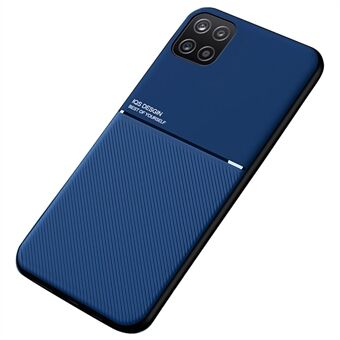 Støtsikkert telefondeksel TPU + PU-skinnbelagt anti-fall beskyttelsesdeksel for Samsung Galaxy A22 5G (EU-versjon)