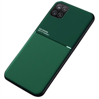 Støtsikkert telefondeksel TPU + PU-skinnbelagt anti-fall beskyttelsesdeksel for Samsung Galaxy A22 5G (EU-versjon)