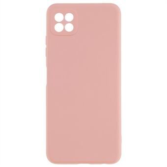 For Samsung Galaxy A22 5G (EU-versjon) Fleksibel TPU Anti Scratch Telefonveske Flytende silikontekstur 2,0 mm tykk kamerabeskyttelse bakdeksel