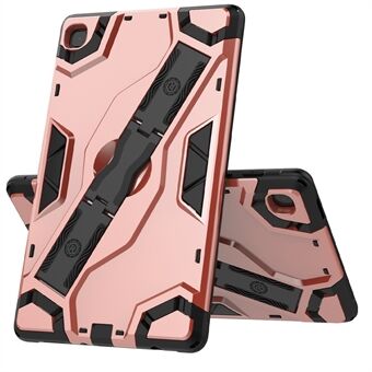 Shield Style Scratch Anti-drop PC+TPU nettbrettbeskyttelsesveske med stropp Stativ for Samsung Galaxy Tab A7 Lite 8,7-tommers SM-T220 (Wi-Fi)/SM-T225