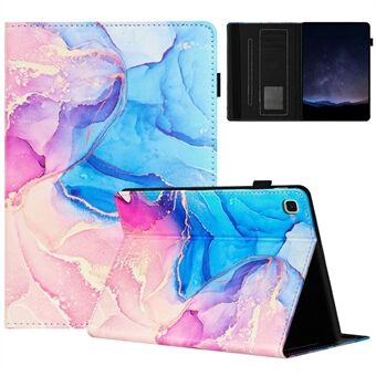 For Samsung Galaxy Tab A7 Lite 8,7-tommers T220-etui PU Lær Marmor Design Smart Dekk