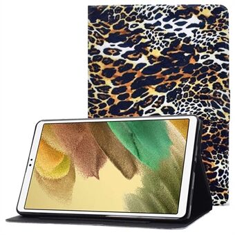 For Samsung Galaxy Tab A7 Lite 8,7-tommers (T220 / T225) støtsikker veske PU-skinn nettbrettdeksel Mønstertrykt magnetisk deksel med Stand / kortspor